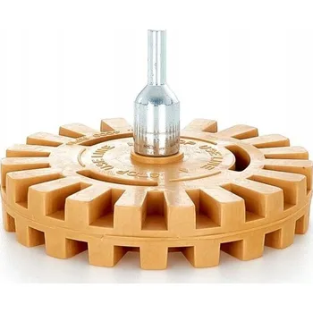 Brusný kotouč Geko Gumový kotouč na vrtačku pro odstranění lepidla