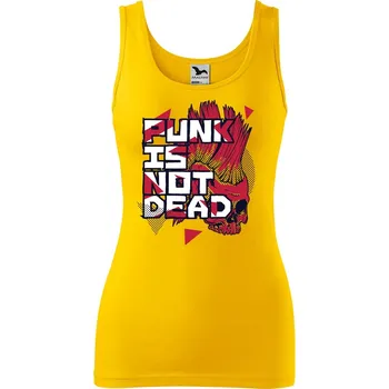 Dámské tílko s potiskem Punk Velikost: XL, Barva: Žlutá
