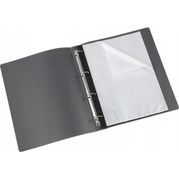 Katalogové desky, černé, 20 kapes, A4, VIQUEL