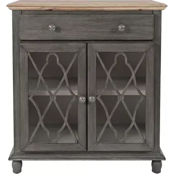 Komoda Komoda Avola 79 cm z masivu šedohnědá