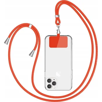 Pouzdro na mobilní telefon Šňůrka na telefon nylonová červená