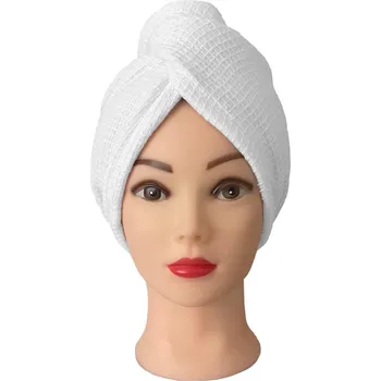 Ručník Chanar s.r.o Turban na vlasy vafle, bílý