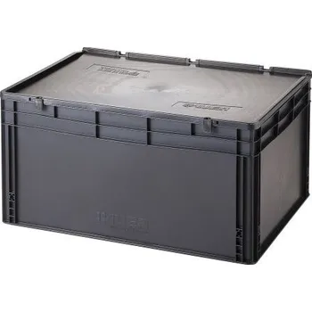 Přepravka na jídlo MEVA-TEC Plastová EURO přepravka 800x600x435 mm s víkem