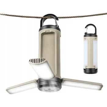 Svítilna TURISTICKÁ LED LAMPA SVÍTILNA 7H KEMPINGOVÁ PŘÍRUČNÍ BIWAKOVACÍ S HÁKEM DO STAN