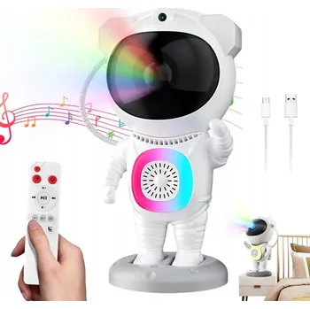 Noční světlo PROJEKTOR NOČNÍ OBLOHY NOČNÍ LAMPA PROJEKTOR ASTRONAUTŮ + DÁLKOVÉ OVLÁDÁNÍ