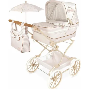 Kočárek pro panenku Skládací kočárek pro panenky se slunečníkem a doplňky Verona - 90 cm