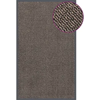 Rohožka zahrada-XL Rohožka všívaná 90 x 150 cm tmavě hnědá 326941