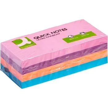 Samolepící bloček Bloček Q-Connect, 38 x 51 mm, intenzivní, 12 ks