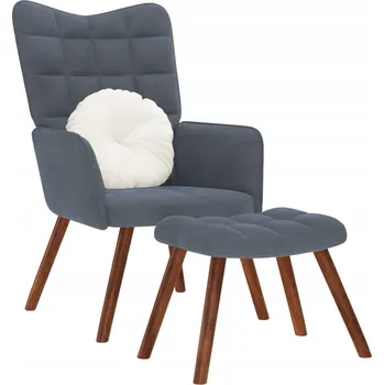 Křeslo Křeslo tradičního stylu VidaXL šedé