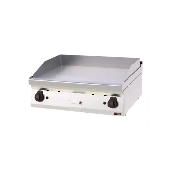 Kuchyňský gril REDFOX Grilovací deska 80x51 plynová chromovaná hladká s podestavbou | REDFOX - FTHC 70/08 G