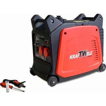 Elektrocentrála Jednofázová přenosná elektrocentrála KrafTWele 4000 W benzínová