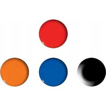 Dekorativní magnet Kulaté kancelářské magnety - MODRÉ 30mm 5 kusů