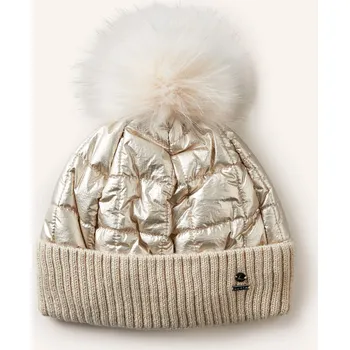 Módní doplněk Luhta Dámská Multifunkční Čepice, béžová / zlatá, one size