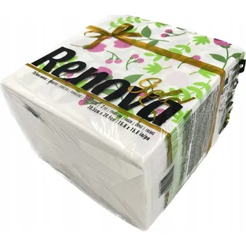 Papírový ubrousek Čtvercový papírový ubrousek 39,5 cm x 39,5 cm