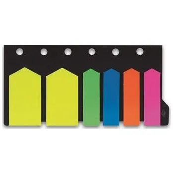 Samolepící bloček Záložky Concorde, mix barev, 6x 20 záložek