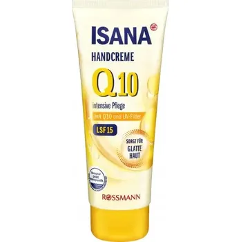 Péče o ruce Isana Q10 krém na ruce s filtrem 15