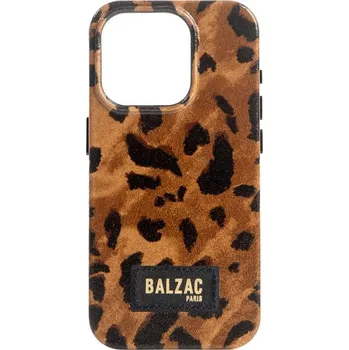 Pouzdro na mobilní telefon Native Union x Balzac Cheetah Cappuccino MagSafe kryt iPhone 15