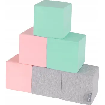 ostatní stavebnice Velké Měkké Pěnová stavebnice PRO DĚTI, Barevné, 6 kusů