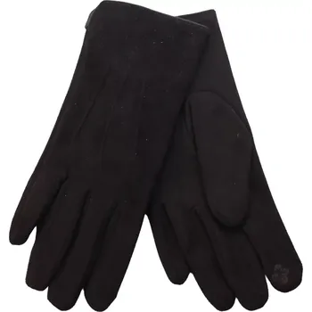 Šála Dámské jednobarevné rukavice černá SY-24870 velikost uni