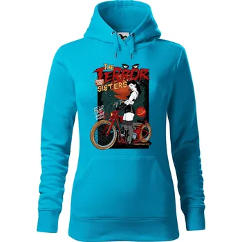 Pánská mikina Dámská mikina Terror sisters Velikost (žena): M, Vyberte barvu: Tyrkysová