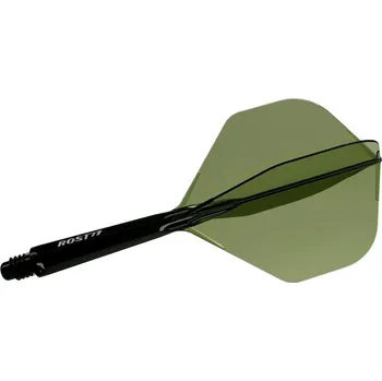 Šipka Cuesoul ROST 77 průhledné zelené, No2 letky a střední násadky