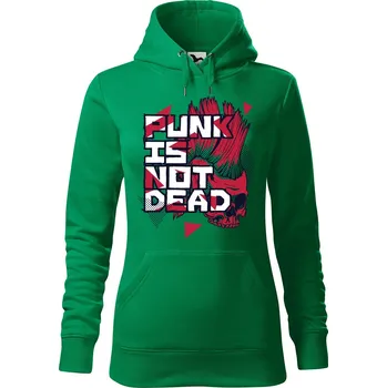 Pánská mikina Dámská mikina Punk Velikost (žena): M, Vyberte barvu: Středně zelená