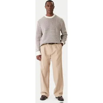 Pánská móda Calvin Klein Svetr LV04LD306G Béžová Regular Fit XL