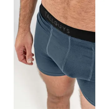 Pánské spodní prádlo Pánské boxerky TallGuys | Steel blue Velikost: 3XL