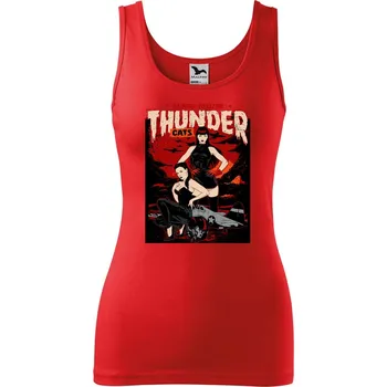 Dámské tílko s potiskem Thunder cats Velikost: S, Barva: Červená