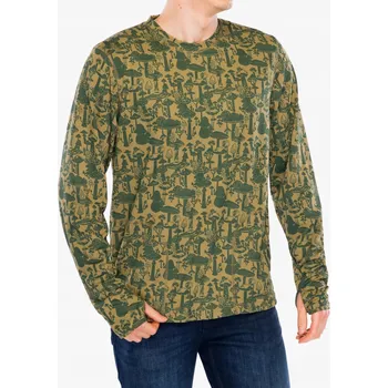 Pánská mikina Mikina bez kapuce Kavu Sol Crew - forest forged XL