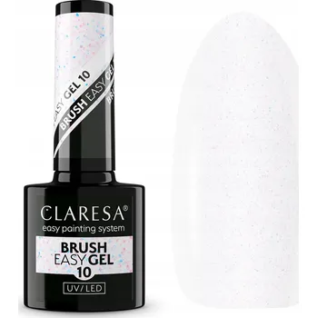 Lak na nehty Claresa Gel v lahvičce na nehty Brush Easy Gel 10 se štětečkem UV/LED 5g