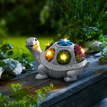 Die moderne Hausfrau Solární dekorace Usměvavá želva Marie 494683