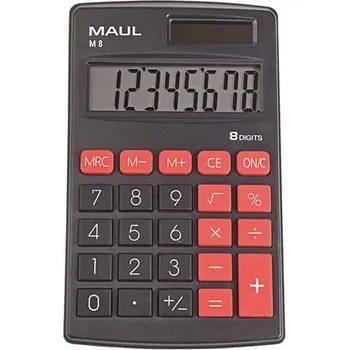 Kalkulačka Kapesní kalkulačka MAUL M8 - 8 míst, černá