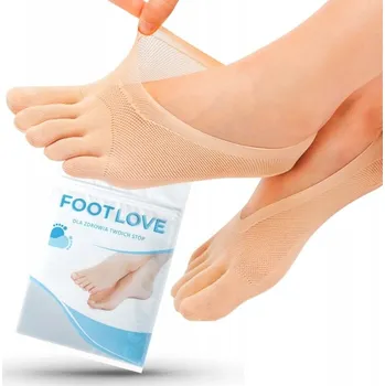 Dámské ponožky Footlove kotníkové ponožky s pětiprstovými prsty na haluksy N17 2 kusy