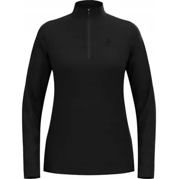 Dámská mikina Dámská technická Mikina ODLO Essential Light Mid Layer s 1/2 zipem, černá, XL