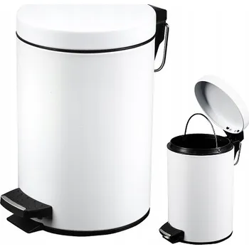 Odpadkový koš Odpadkový koš Metlex 5l bílý, ocel