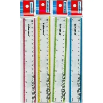 pravítka Plastové pravítko Schemat 20 cm 1652