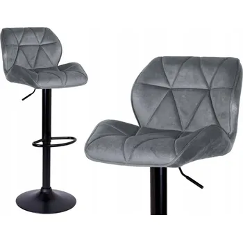 Barová židle Barová Židle eHokery grafit 107 cm, látka