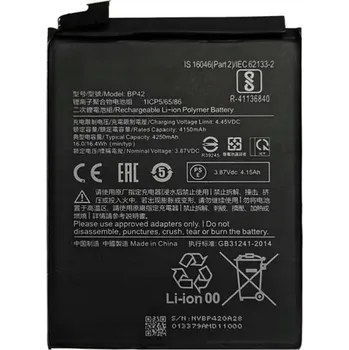 Náhradní díl pro mobilní telefon Baterie pro Xiaomi Mi 11 Lite 4G 5G BP42 4250mAh 3.87V + Montážní páska