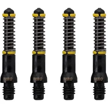 Příslušenství pro šipky Násadky na šipky Cuesoul TERO AK7 černé, délka 25mm (A)