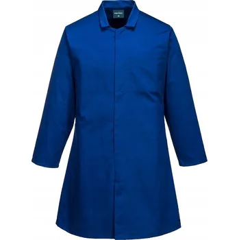 Kuchyňská zástěra Pánská zástěra pro potravinářství s 1 kapsou, praní na 60 °C vel. XXL Královská modrá