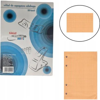 KW Náplň do pořadače A4/50 Mřížka oranžová