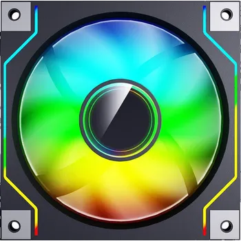 PC ventilátor Počítačový ventilátor Darkflash DM20 (černý)