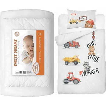 Povlečení Sada povlečení Detexpol 100 x 135 cm šedá