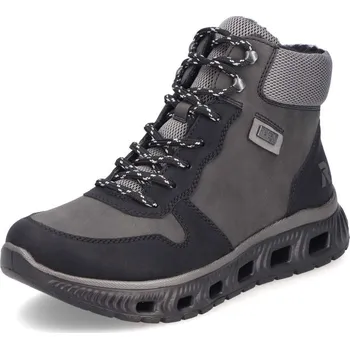 Dámské kozačky Dámská kotníková obuv RIEKER M6023-45 šedá W5 38