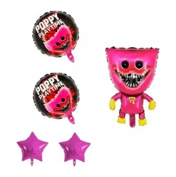 Balónek FÓLIOVÝ BALÓNEK SADA HUGGY WUGGY PLAYTIME NAROZENINY