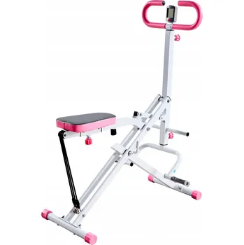 Zabezpečení domácnosti VEVOR Stroj na dřepy s 5stupňovým nastavením sedadla, skládací