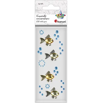 samolepka ST..., Samolepky 3D, kamínky, rybky, 1arch