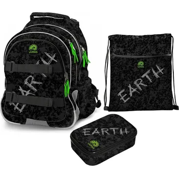 Školní batoh Školní set 3dílný Ulitaa Earth – batoh, penál a vak (3.–5. třída)