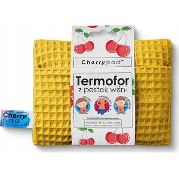 Termofor Hřejivý polštářek s třešňovými peckami Cherrypad žlutý 0,2 l